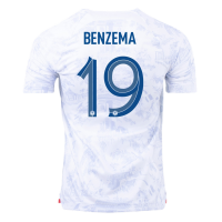 BENZEMA #19 France Jersey 2022 Authentic Home World Cup