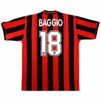 AC Milan BAGGIO #18 Retro Jersey Home 1996/97