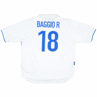 BAGGIO R #18 Italy Retro Jersey Away World Cup 1998