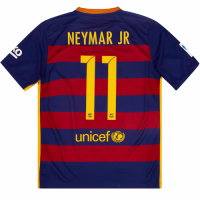 NEYMAR JR #11 Barcelona Home Retro Jersey 2015/16