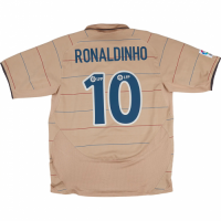 Ronaldinho #10 Retro Barcelona Away Jersey 2003/05