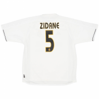Zidane #5 Retro Real Madrid Home Jersey 2003/04