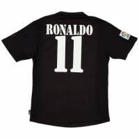 Ronaldo #11 Real Madrid Retro Jersey Centenary Away 2002/03