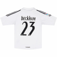 Beckham #23 Retro Real Madrid Home Jersey 2005/06