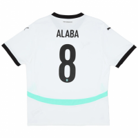 Alaba #8 Austria Away Jersey Euro 2024