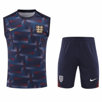 England Pre-Match Sleeveless Kit (Top+Shorts) Euro 2024