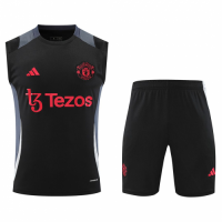 Manchester United Sleeveless Training Kit Black 2024/25