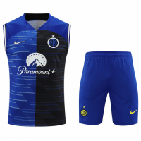 Inter Milan Sleeveless Training Kit Blue 2024/25