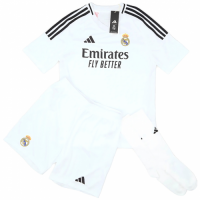 Kids Real Madrid Home Full Jersey Kit 2024/25