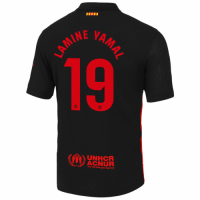 LAMINE YAMAL #19 Barcelona Away Spotify Logo Without Text Jersey 2024/25