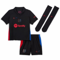 Kids Barcelona Away Full Kit(Jersey+Shorts+Socks) 2024/25