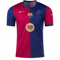 [Super Replica] Barcelona 125th Anniversary Spotify Logo Without Text Home Jersey 2024/25