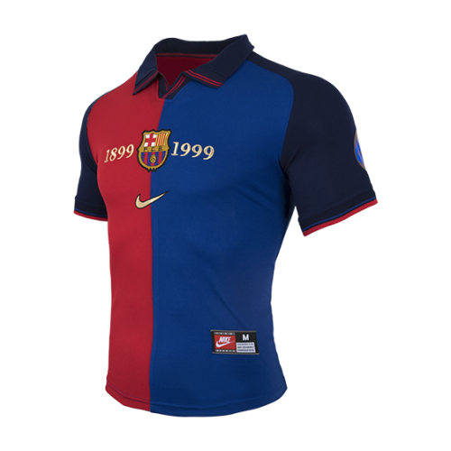 Barcelona Retro Jersey 100-Yeas Anniversary Home 1999/00