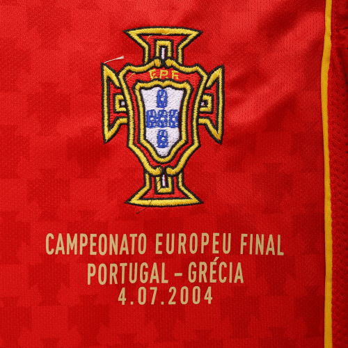 Portugal Retro Home Jersey Euro Cup Final 2004