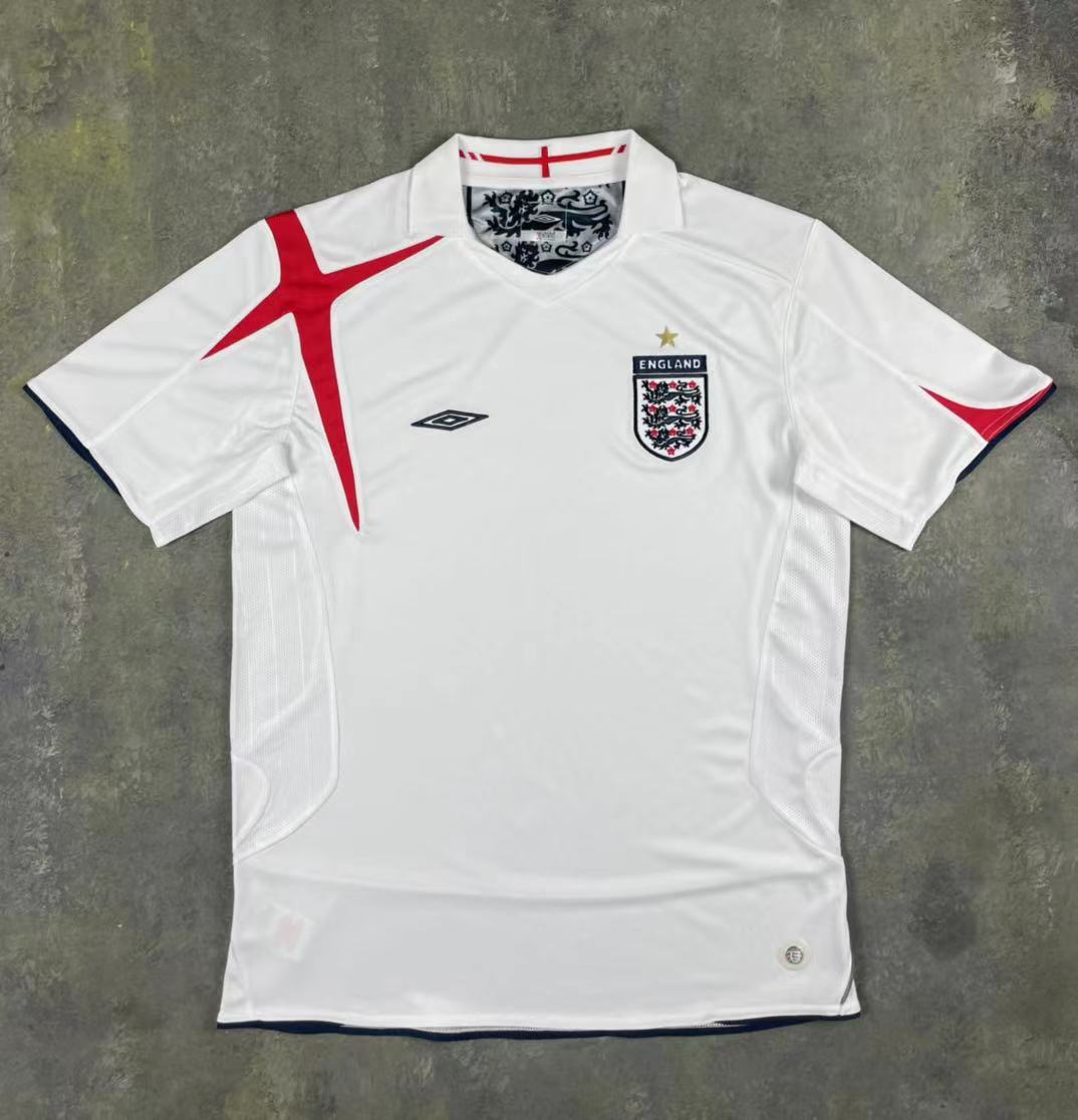 England Retro Jersey Home World Cup 2006