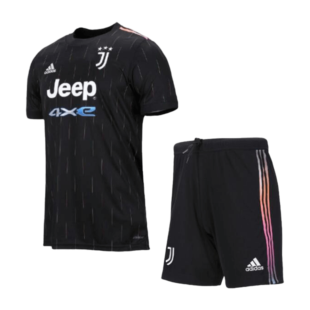 Juventus Soccer Jersey Away Kit(Jersey+Short) Replica 2021/22