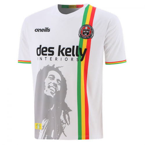 Bohemian FC '22 Away Kit Bob Marley tribute jersey NWT Men's Small