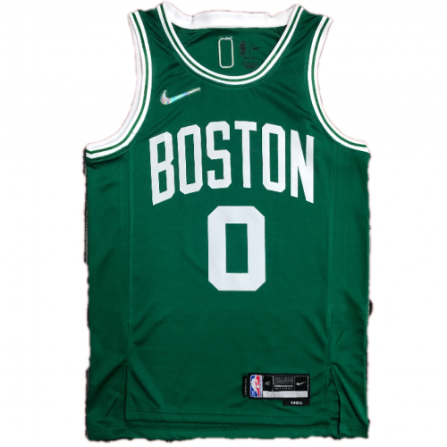 NWT YOUTH Jayson Tatum Boston Celtics Black Green NBA jersey xl
