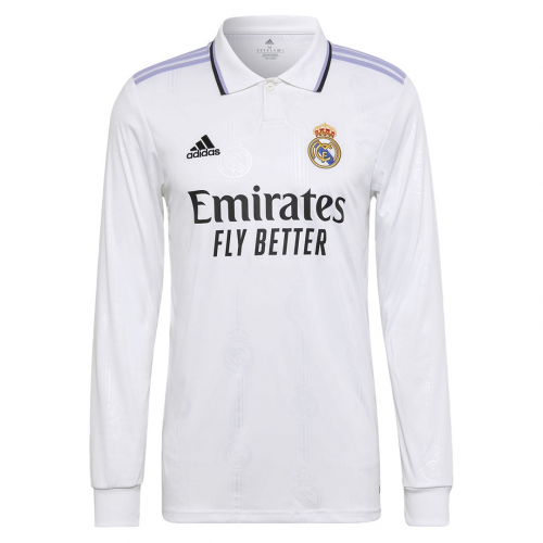 Player Version 23-24 Long Sleeve Real Madrid Home Jersey - Kitsociety