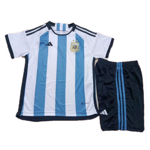 : Casmyd Kids Youth Argentina Soccer Jersey+Shorts Me-SSii #10  2022 World Cup Football Team Sports Fan Shirts Kit for Boys Girl :  Clothing