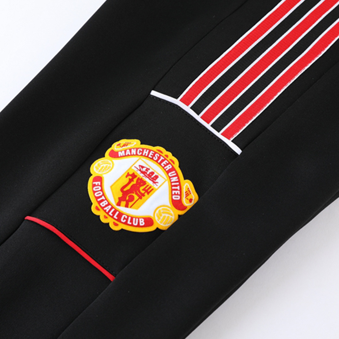 Manchester United Training Kit (Jacket+Pants) Black Replica 2022/23