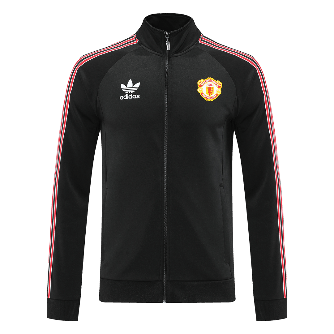 Manchester United Training Kit (Jacket+Pants) Black Replica 2022/23