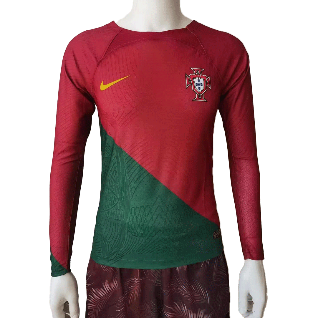 FIFA Forbid Gorgeous Long-Sleeve Portugal 2022 World Cup Home Kit