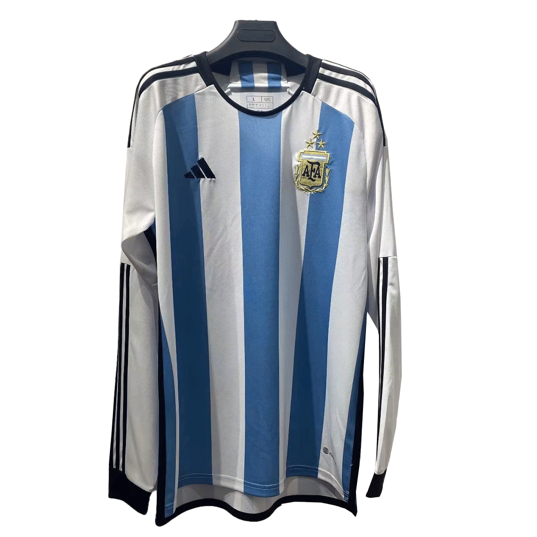 Adidas Men's Argentina Authentic Home Jersey 2022 - 3 Stars M