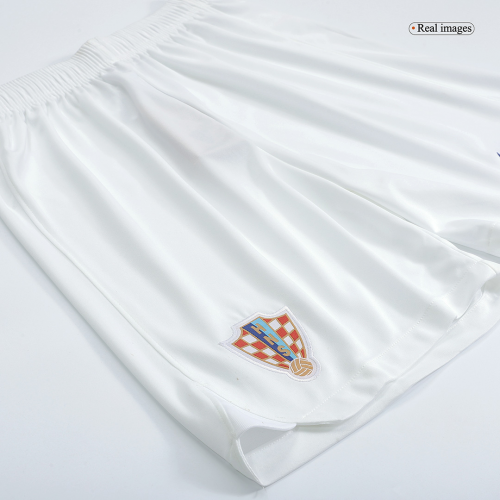 Croatia Soccer Shorts Home Replica World Cup 2022