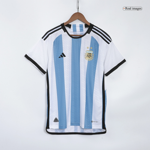 ARGENTINA HOME AUTHENTIC PLAYER ISSUE JERSEY 2022 WORLD CUP S M L