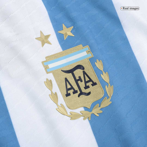 Argentina World Cup Home Jersey Full Sleeves Player Edition - BlackBud