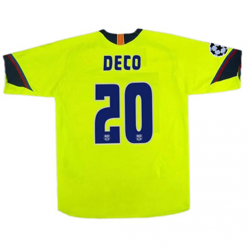 Deco #20 Retro Barcelona Away Jersey 2005/06