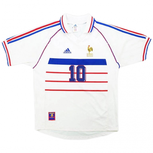 Adidas Vintage 1998 France WC / #10 Zidane Jersey