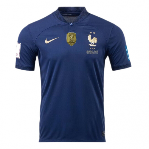 Mbappe Men 2022 2023 World Cup France Soccer Jersey Home Mbappe