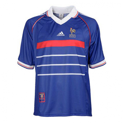 Zidane #10 France Retro Jersey Home World Cup 1998