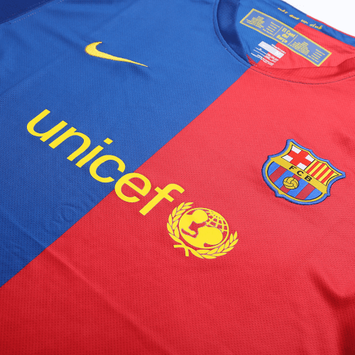 Barcelona Henry #14 UCL Final Retro Jersey Home 2008/09