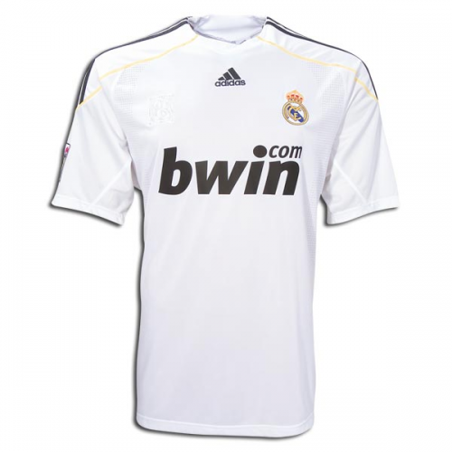 REAL MADRID 2009 2010 HOME ADIDAS FOOTBALL SOCCER SHIRT JERSEY CAMISETA #9  RONAL