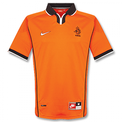 BERGKAMP #8 Retro Netherlands Home Jersey World Cup 1998