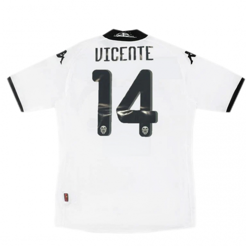 Valencia VICENTE #14 Retro Jersey Home 2009/10