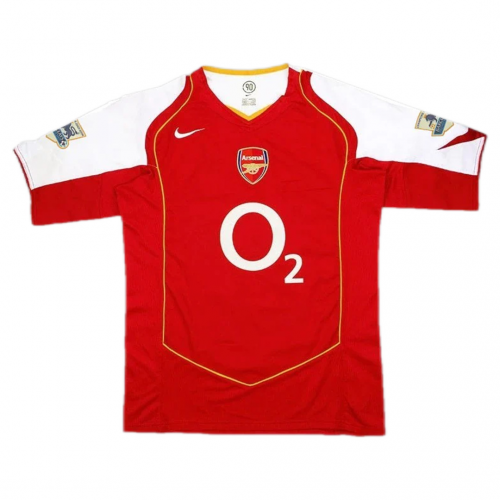 Bergkamp #10 Retro Arsenal Home Jersey 2004/05