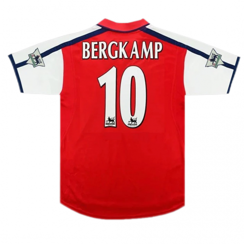 Arsenal Soccer Jersey Cheap,Arsenal Retro Shirt Bergkamp,Size:98