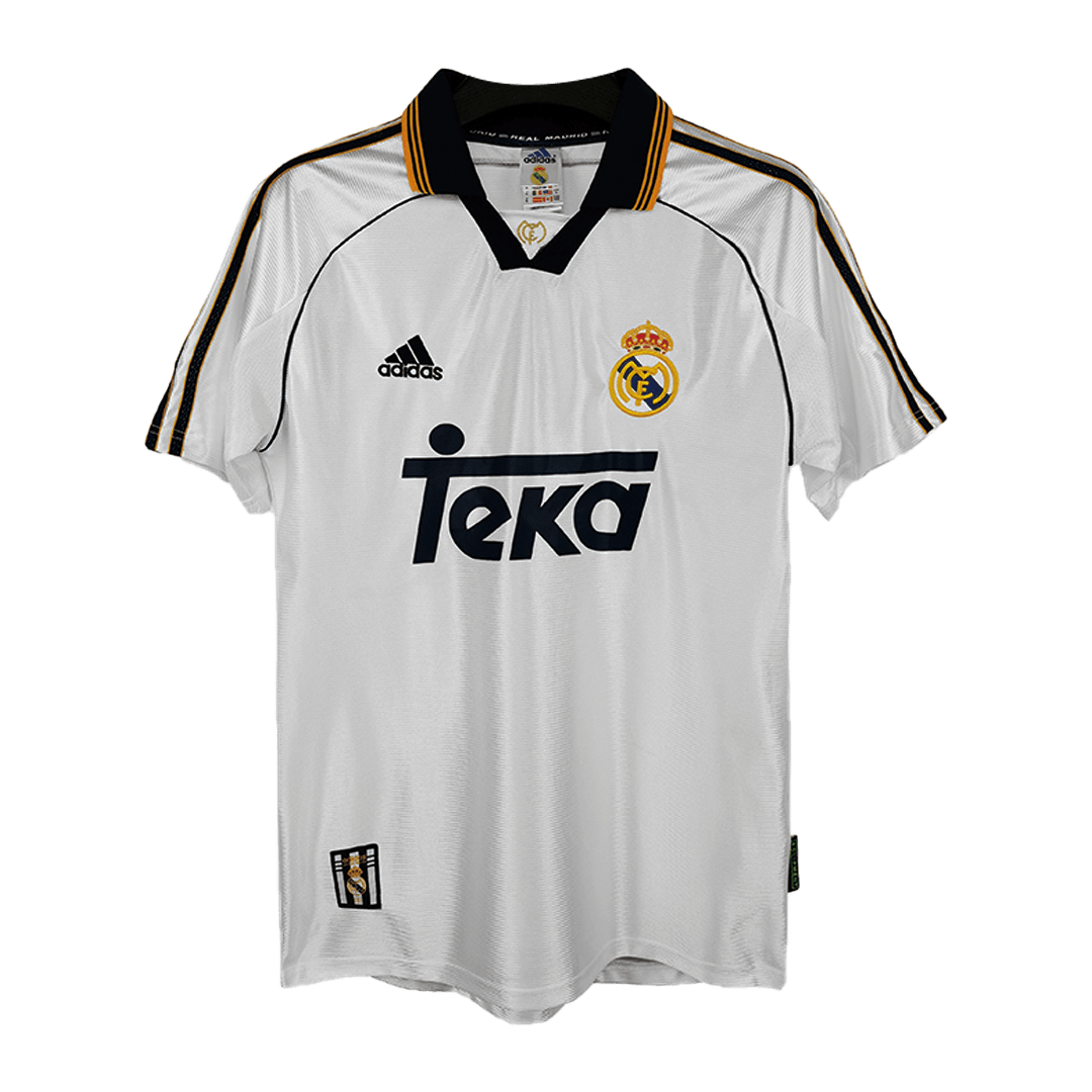 McMANAMAN #8 Retro Real Madrid Home Jersey 1998/00