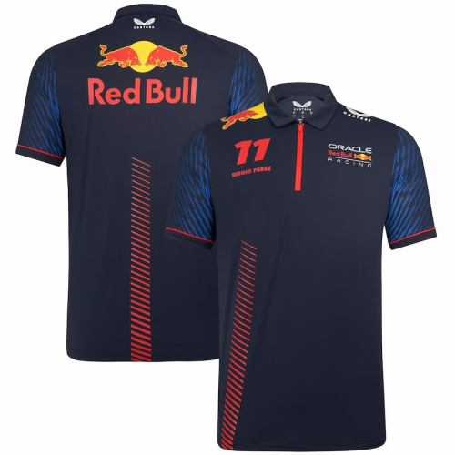 Oracle Red Bull F1 Racing Team Sergio Perez Polo Black 2023