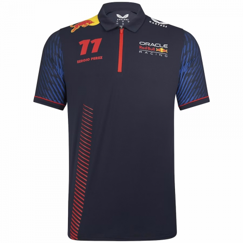 Oracle Red Bull F1 Racing Team Sergio Perez Polo Black 2023