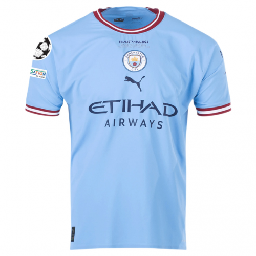 Manchester City UCL Final Jersey Player Version 2022/23