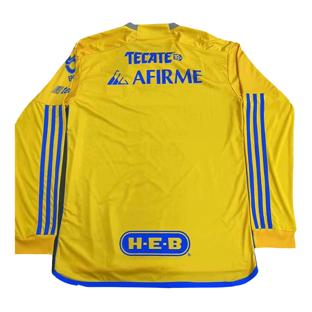 Tigres UANL Home Long Sleeve Jersey 2023/24