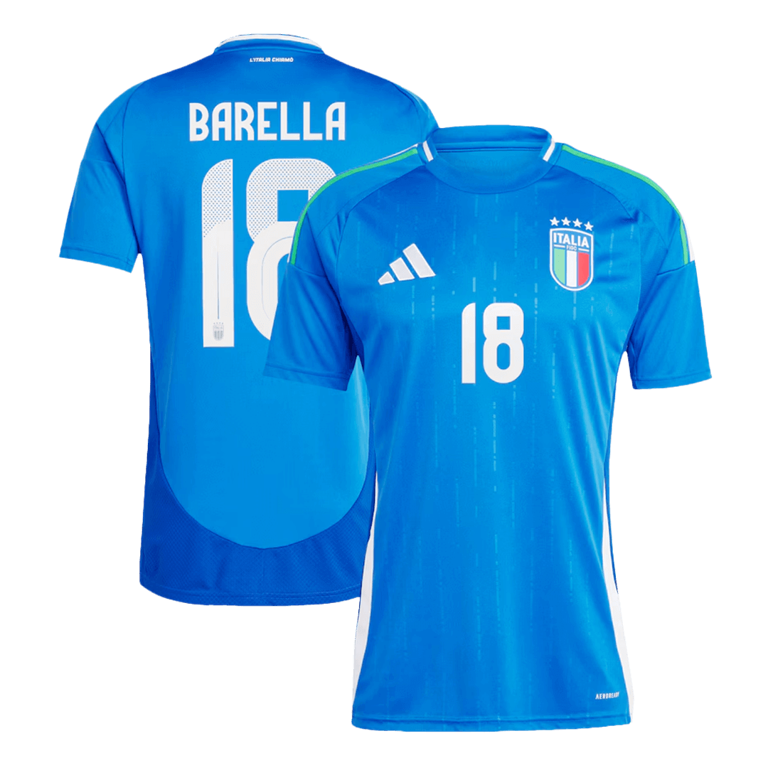[Super Replica] BARELLA #18 Italy Home Jersey Euro 2024