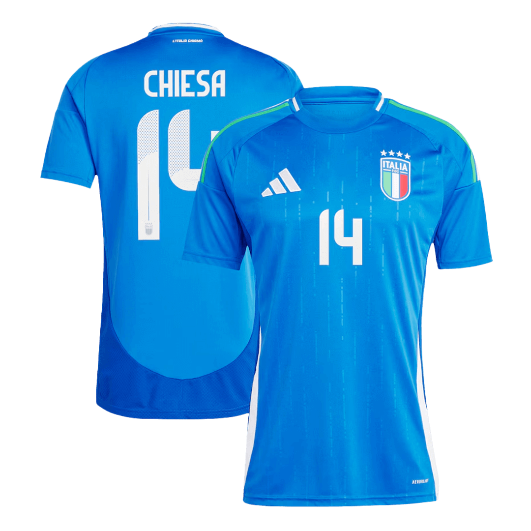 [Super Replica] CHIESA #14 Italy Home Jersey Euro 2024