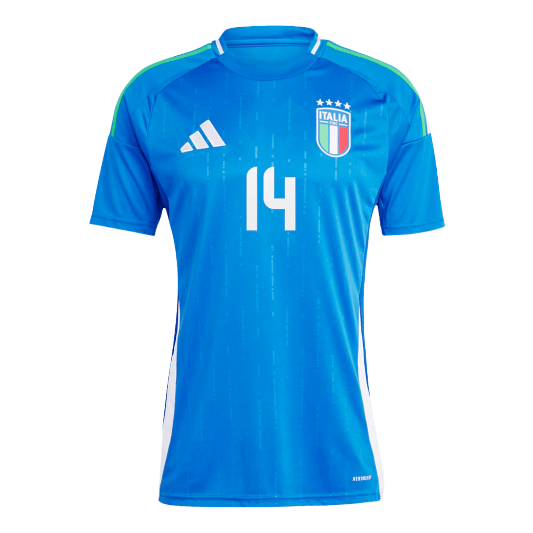 [Super Replica] CHIESA #14 Italy Home Jersey Euro 2024