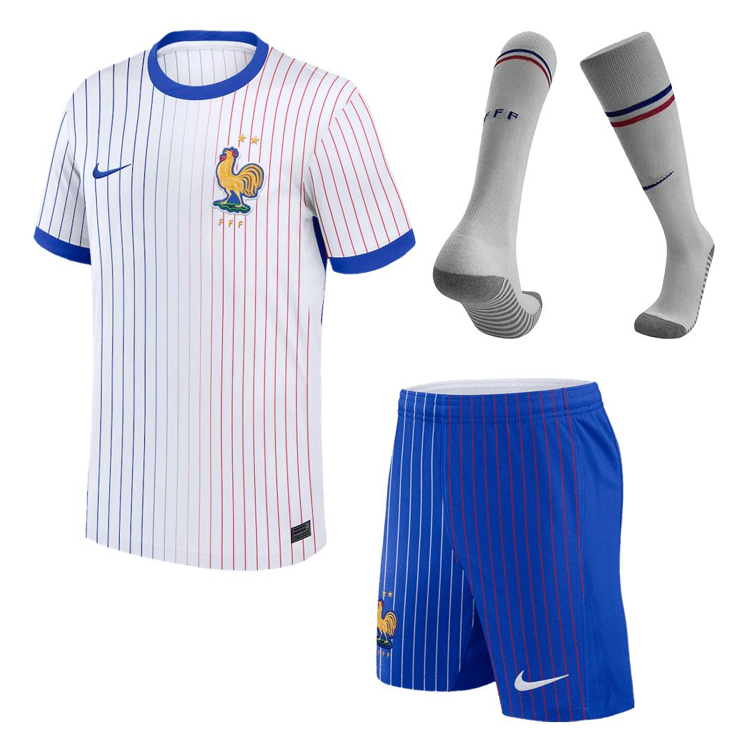 [Super Replica] France Away Whole Kit(Jersey+Shorts+Socks) Euro 2024